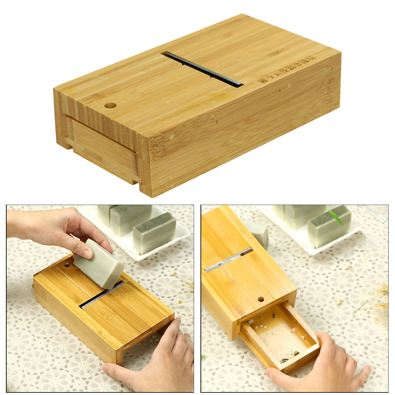 Raboteuse pour couper le pain de savon, boîte en bois, coupeur de pain de savon, raboteuse pour couper, fournitures de bougies DIY