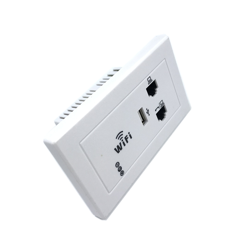 Anddear branco wi-fi sem fio na parede ap quartos de hotel de alta qualidade cobertura wi-fi mini wall-mount ap roteador ponto de acesso