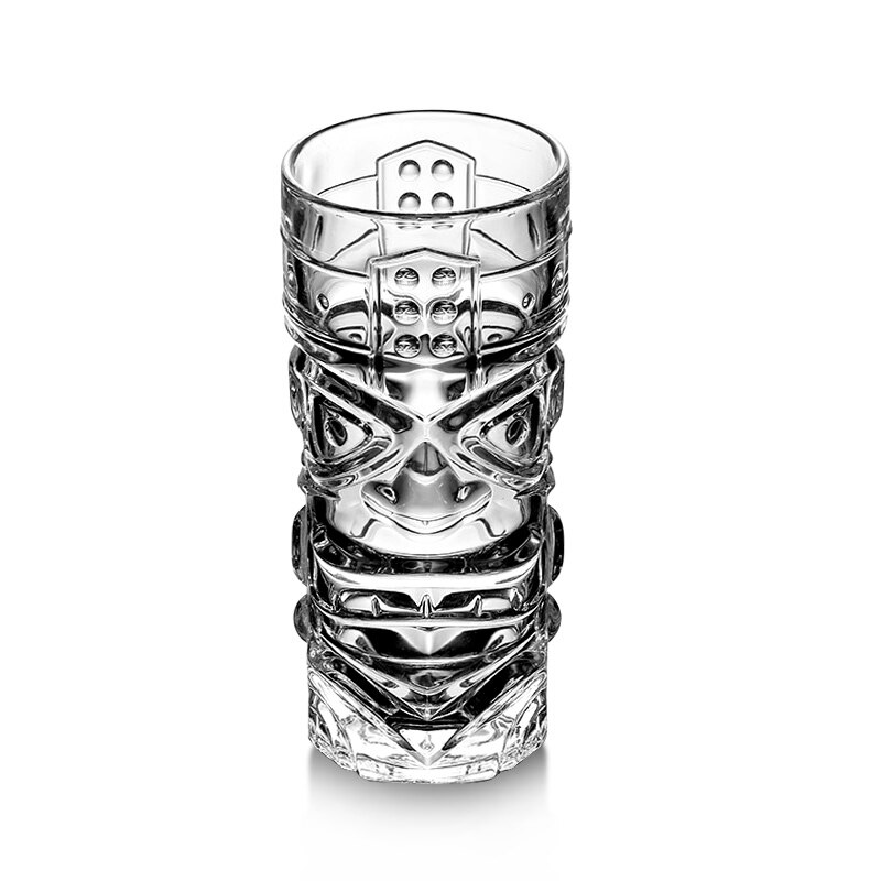 retro Grimasse Kalu Hawaii Tiki Tasse Cocktail Gläser Wein Glas Totems Statue Bahre Saft Verein Bar Bicchieri Vetro Copo Lange trinken