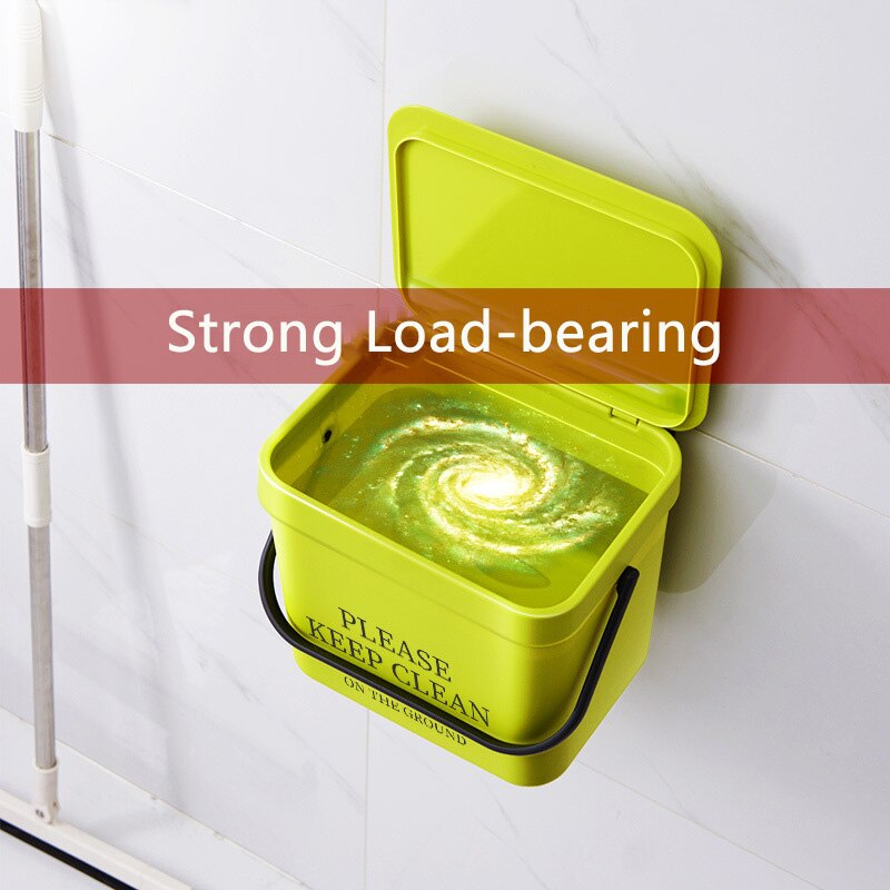 Kitchen Rubbish Bin Wall Mounted Trash Can Home Kitchen Cabinet Door Hanging Trash Garbage Bin Can Rubbish Container Trash Can