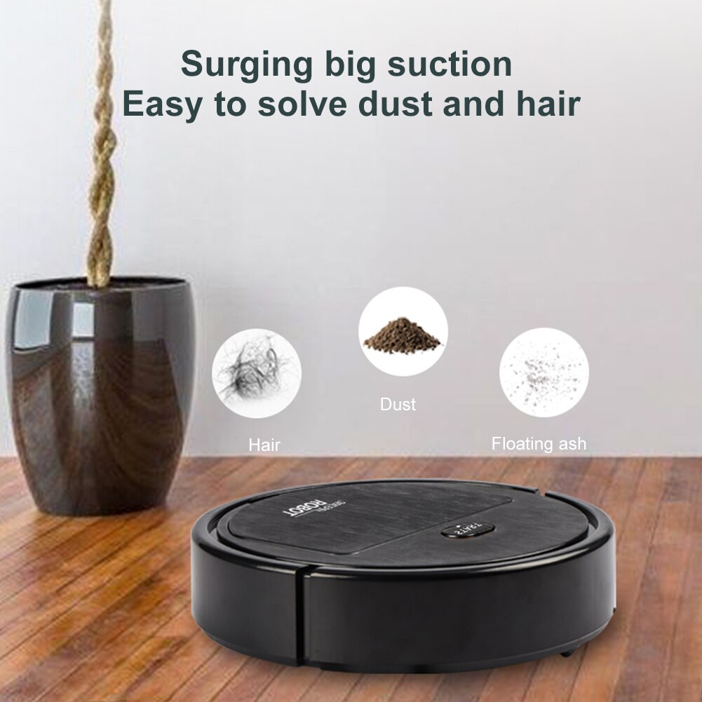 1800Pa Smart Robot Vacuum Cleaner Multifunctional 3-In-1 Auto Rechargeable Floor Sweeping Robot Dry Wet Vacuum Cleaner Machine