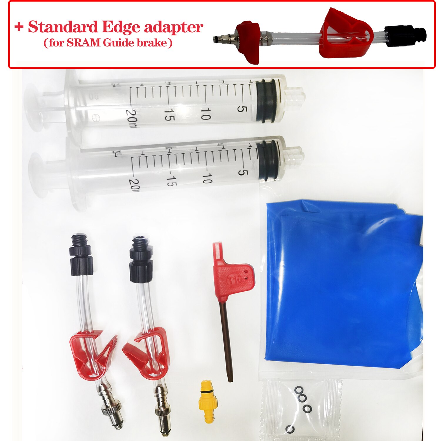 Kit de purge d&#39;huile à points pour frein à disque Avid, Guide de SRAM T R juteux 1 3 5 7 9, Elixir Code RX R CR XO XX, formule de piste en carbone: kit D-pro