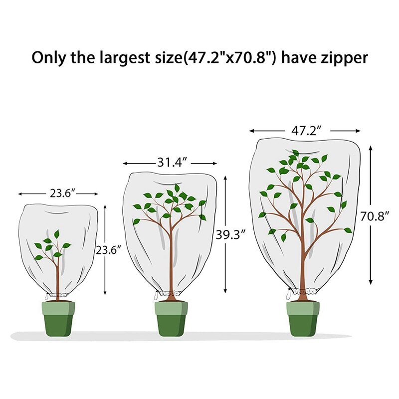 Plant Cover Winter Warm Cover Tree Plant Protection Bag Garden Plant Antifreeze Small Tree Winter Plant Protection