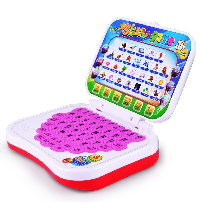 Baby Kids Learning Machine Kid Laptop Toy Early Interactive Machine Alphabet Pronunciation Educational Toys for Kids Baby