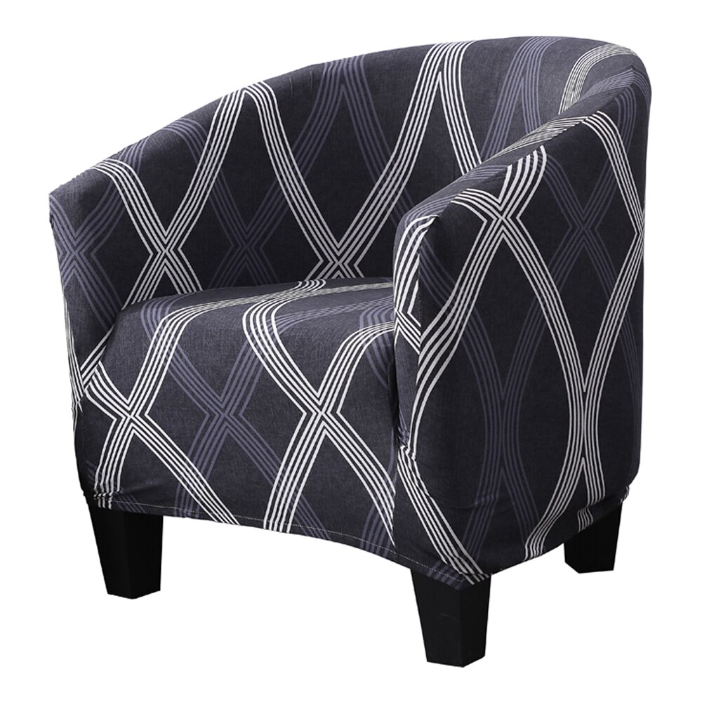 Club Chair Slipcover Stretch Armchair Covers Printed Tub Chair Cover Sofa Cover Spandex Couch Covers For Bar Counter Living Room: F