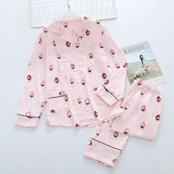 Hause Kleidung Für Pflege Nachtwäsche Mutterschaft Schlafanzug Schwangerschaft Kleidung Langarm Baumwolle Stillen Pyjama Frühling Fdfklak: Rosa / L