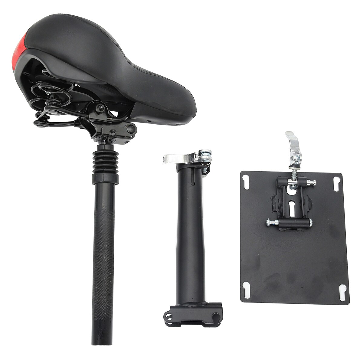 10 inch Shock Seat Post Black Silver Seatpos Seat Repair Accessories Electric Scooter Parts: J