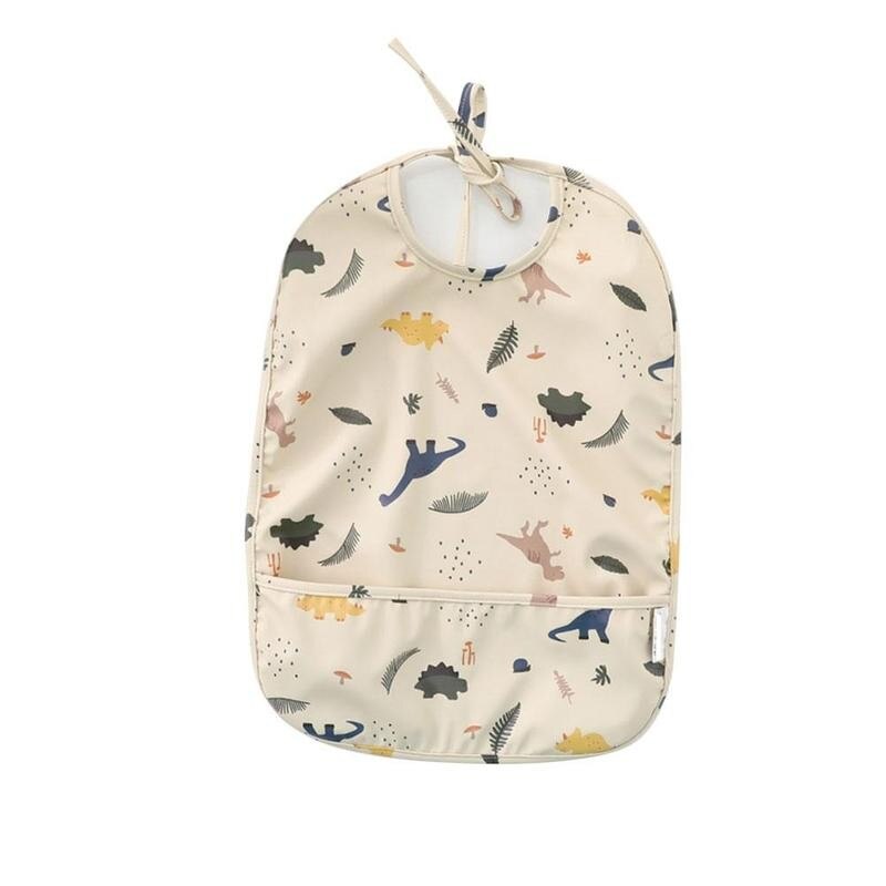 Voeden Tekening Schort Waterdichte Verstelbare Leuke Print Pocket Met Slabbetjes Bib Kinderen Spullen Baby Mouwloze Baby Meubi