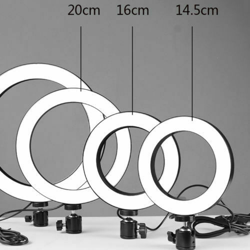 16cm Dimmbare 5500K USB Füllen-in LED Ring Licht Mit Regler Bausatz für machen-hoch Telefon Kamera Selfie Live Licht 3E16