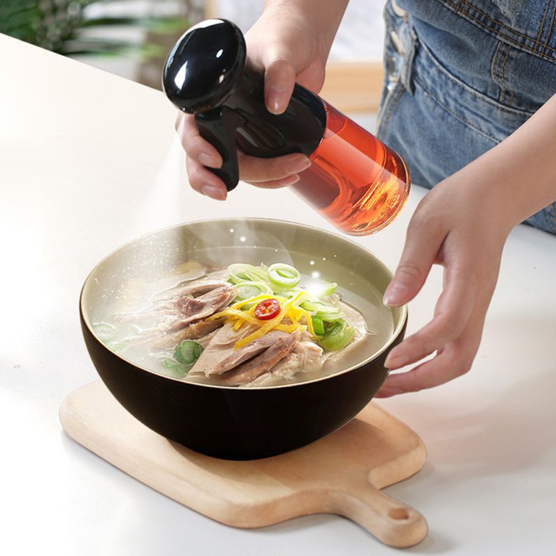 200Ml Olijfolie Spuit Koken Bakken Azijn Mist Spuit Dispenser Fles Voor Keuken Koken Bbq Grillen