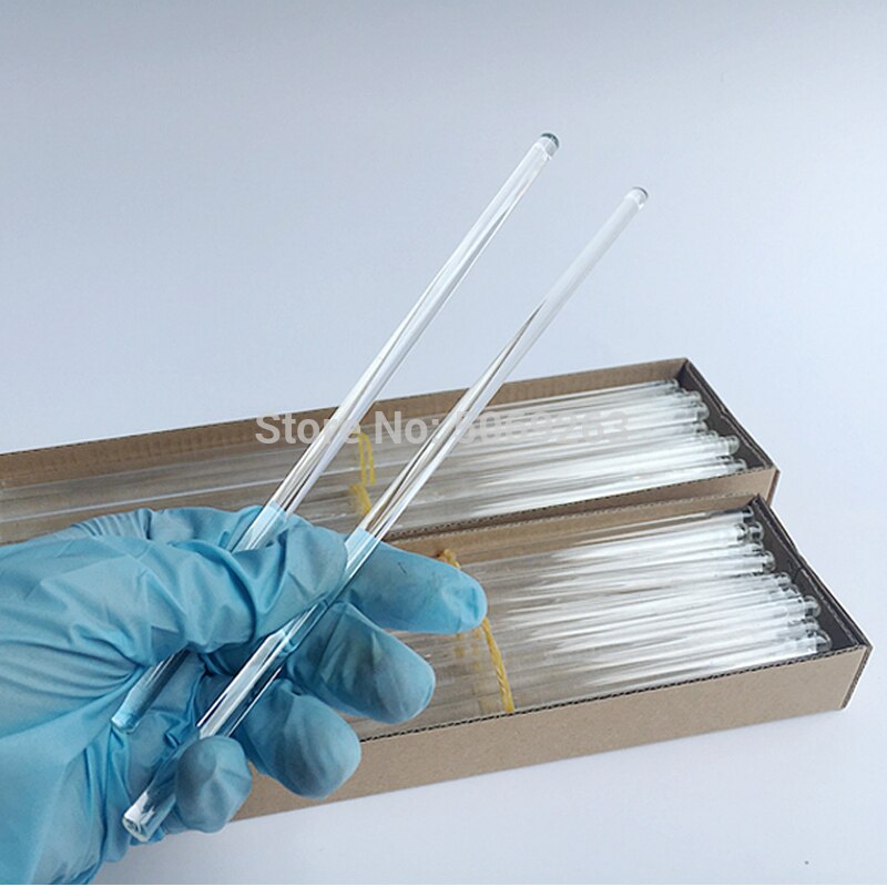 Varilla agitadora de vidrio, agitador de palito agitador de laboratorio transparente, agitador de vidrio para experimento científico, 10 Uds./5 uds.