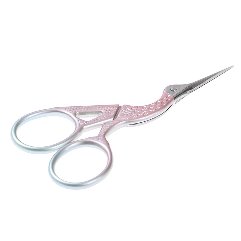 Rvs Schaar Ooievaar Borduurwerk Naaien Wenkbrauw Waxen Nail Art Tool: Style 1-PK