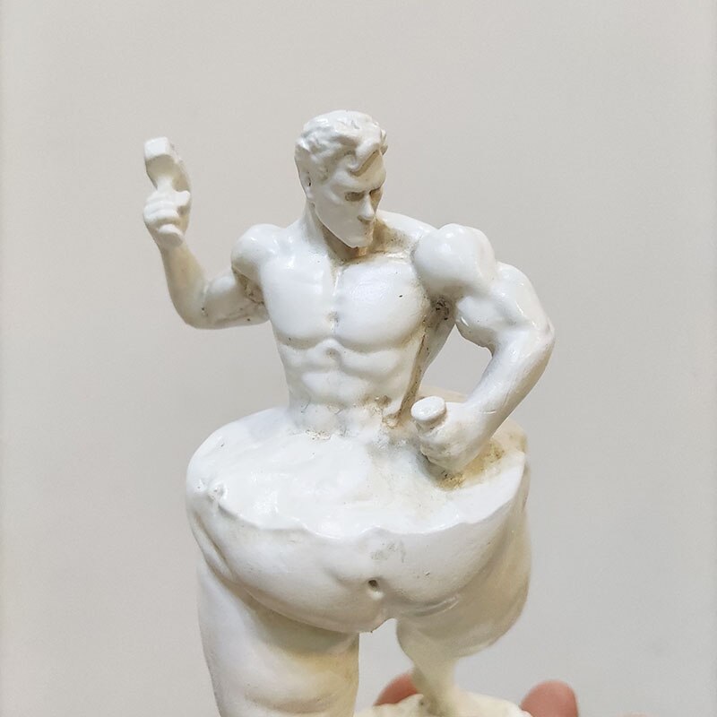 Sculpture en résine sculptée pour perte de poids, Sculpture de musculation pour hommes, Statue de Fitness, décoration artisanale pour salle de sport, de décoration de bureau