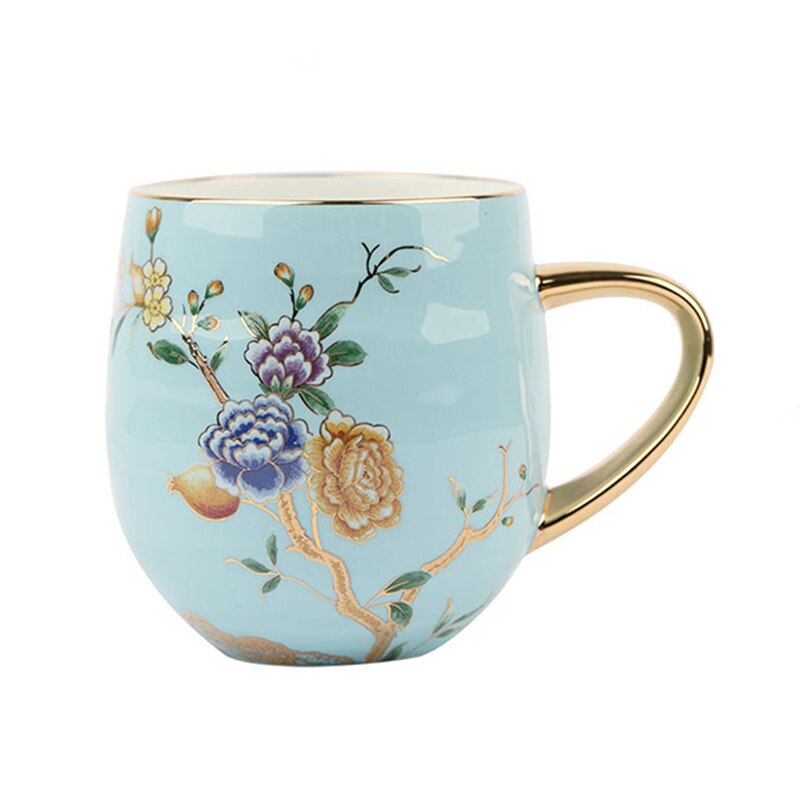 Ceramic mug bone porcelain couple coffee cup personality trend