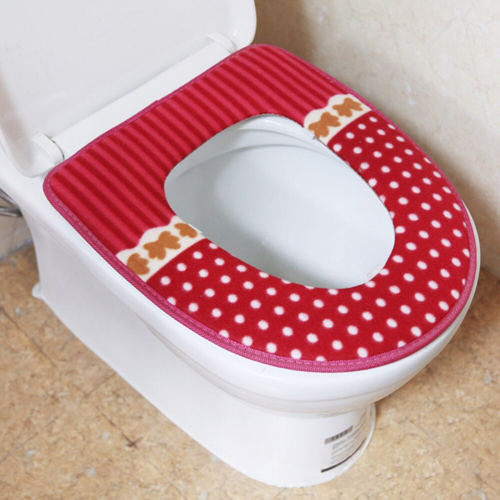 En Warm Toilet Seat Cover Wasbare Toilet Seat Pad Grandado