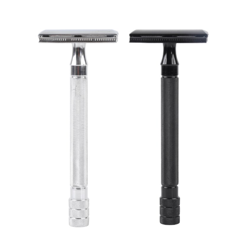 Razors Handle Classic Safety Shaving Razor With Small Brush Manual Shaver Razor Beard Tools Shaver For Men Shaving Hair Removal