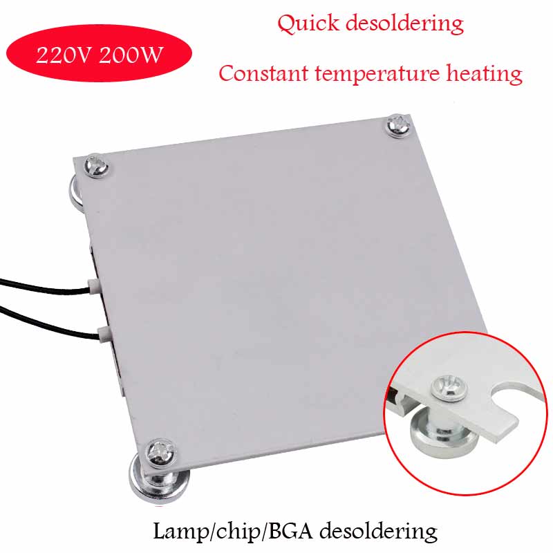 Led lamp kraal desolderen station Voorverwarmen plaat voor verwarming plaat LCD lamp strip desolderen BGA chip reparatie thermostaat warmte