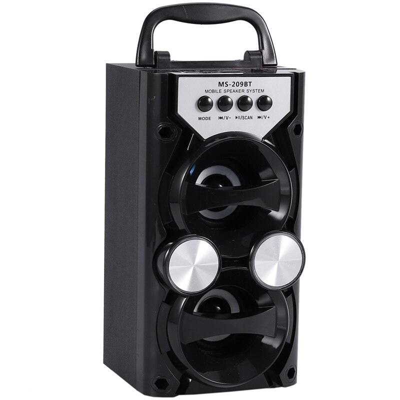 Drahtlose Tragbare Ms-209Bt Bluetooth Lautsprecher FM Radio Outdoor Lautsprecher o High Power Musik Lautsprecher