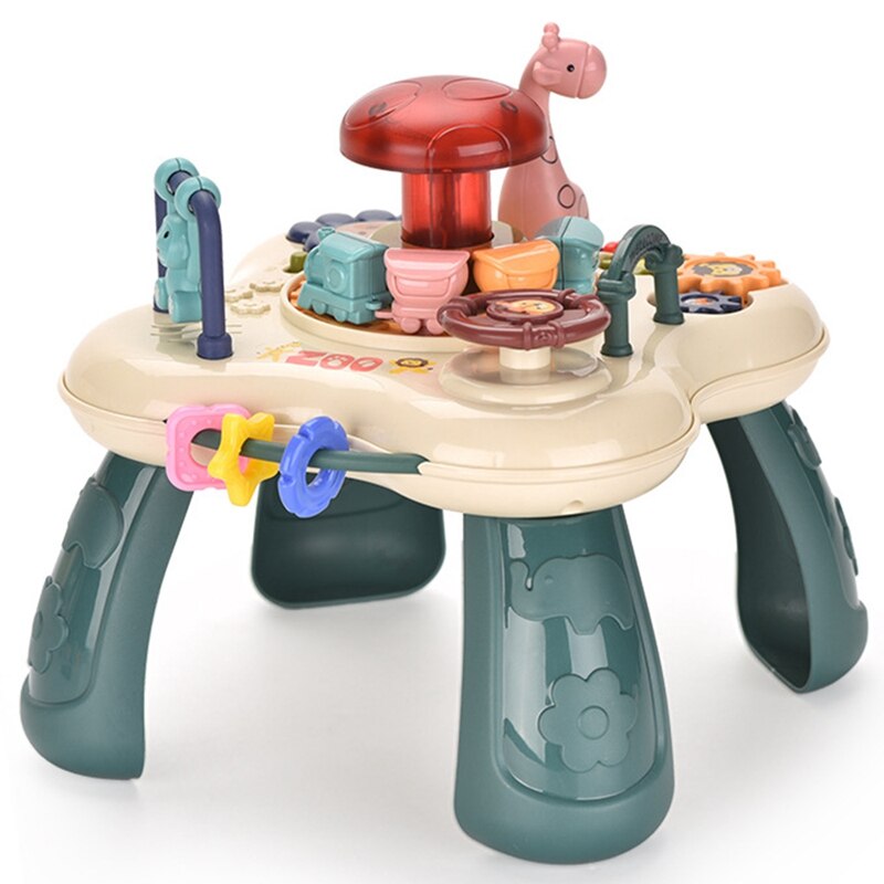 Baby Aktivitäzehn Tisch Baby Aktivitäzehn Zentrum Pädagogisches Tisch Baby Spiele Für Babys ändern Puzzle bilden Sensorischen Spielzeug: Ursprünglich Titel