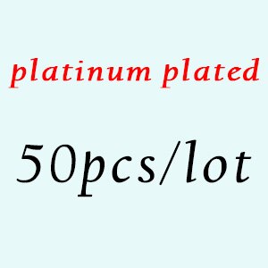 20/50/100pcs gold plated platinum plated wire guardian wire protector for jewelry making 4x5mm hole:1mm: platinum p 50pcs