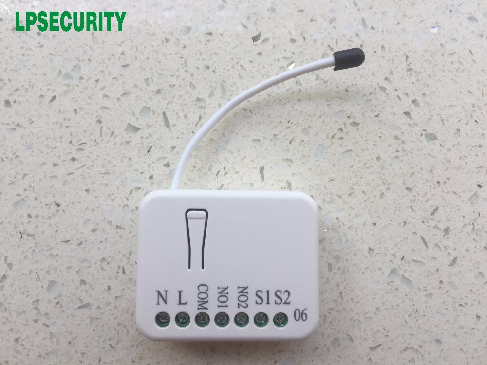 Puissance de sortie RF supérieure TZ06 z-wave dans le mur double relais (2x1.5kw) deux relais Zwave plus 500 série module US 908