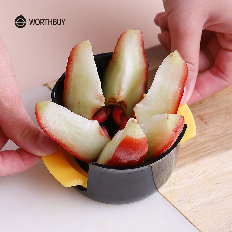 WORTHBUY Multifunctionele 3 In 1 Ei Cutter Plastic Fruit Ei Slicer Met 18/8 Roestvrij Staaldraad Keuken Accessorie Ei Gereedschap