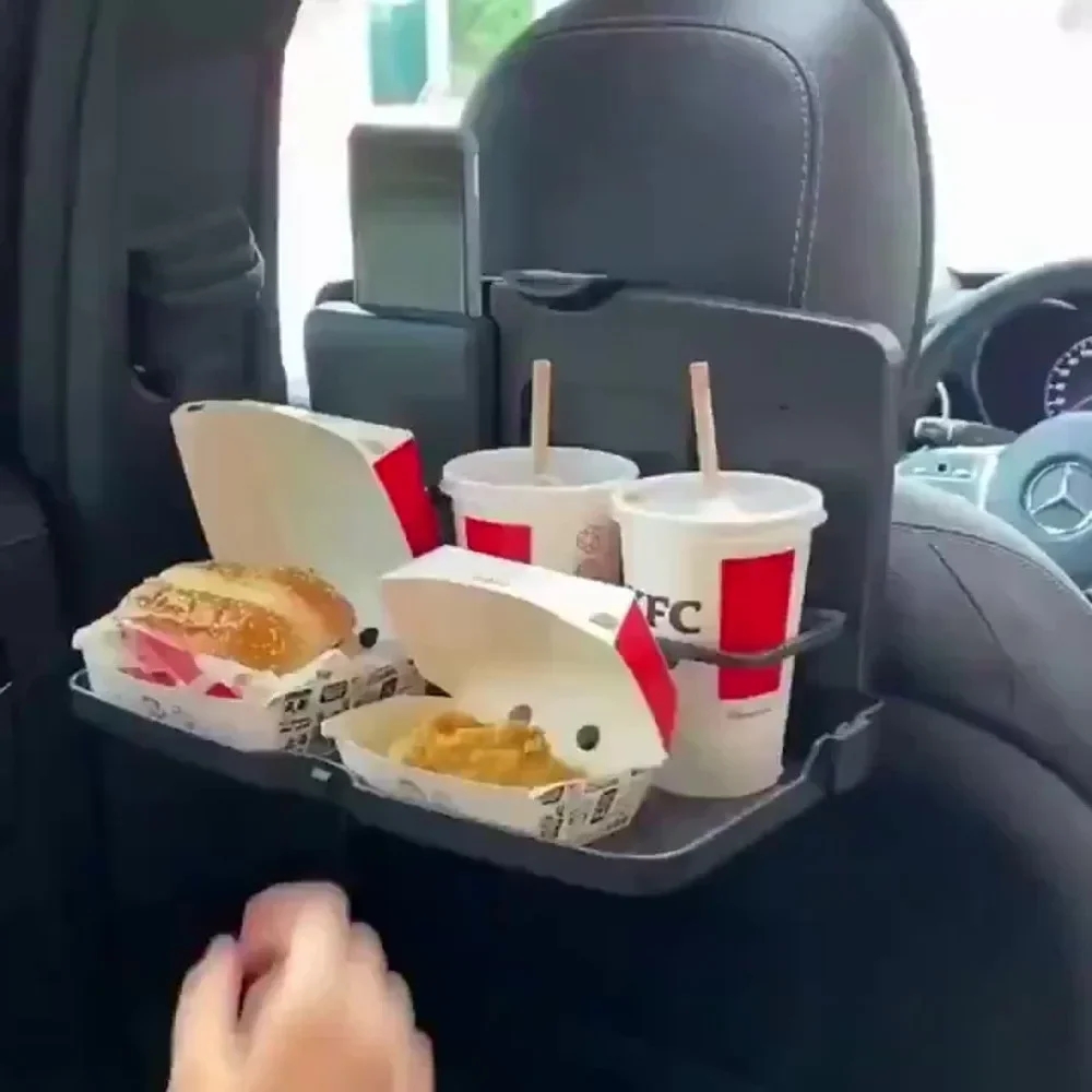 Autoplanken Drankjes Waterflessen Achterbank Vaste stoelen Rugleuningtafels Voedsel- en drankenrekken Accessoires Auto-klaptafels