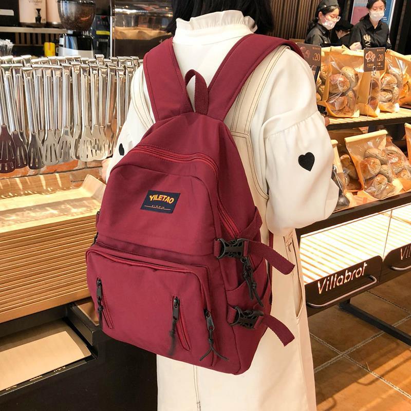 jugendlich Schule Taschen für Mädchen Teenager Rucksack Weiblichen Gymnasiasten Frauen Bookbags Leichte, Weiche Campus Schul