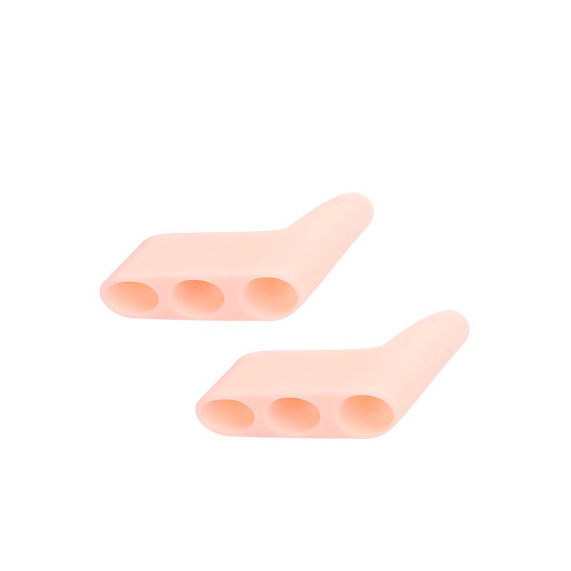 2 Stück = 1 Paar Zehen abscheider Separateur d'ortei Hallux Valgus Korrektor 3 See kleine Ballen Orthesen Schutz Pedikübetreffend Einsteller: Licht Grün