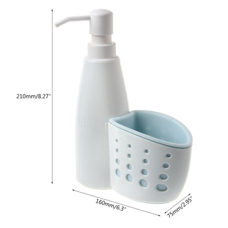 Multifunction Liquid Detergent Storage Box Rack Cleaning Sponge Container Drainboard Soap Holder Kitchen Bathroom Accessories