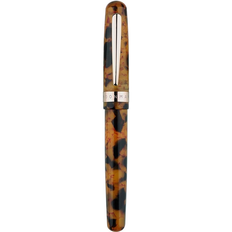 Stylo plume allemand moonman  m300, plume en résine acrylique, étui pour 0.5mm stylos à encre, stylo plume classique, fournitures scolaires et de bureau: B -0.5mm