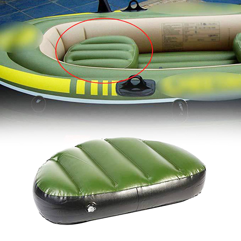 PVC Inflatable Air Cushion Mat Waterproof Fishing Boat Summer Outdoor Inflatable Boat Pillow For Water Skiing Drifting Sport