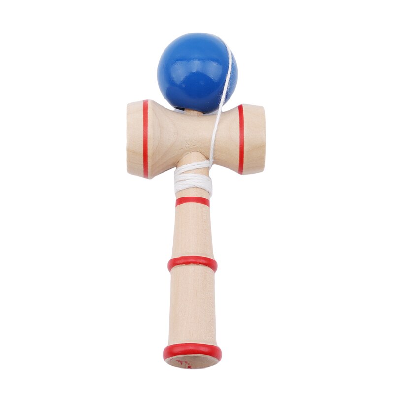 Kid Kendama Speelgoed Hout Houten Kendama Bekwame Jongleren Bal Speelgoed Voor Kinderen Volwassen Verjaardag Kerstcadeau Speelgoed: BLUE