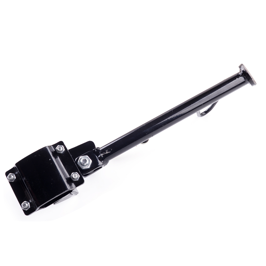 Motorfiets Power Ondersteuning Kickstand Brace Parkeergelegenheid Side Stand Been Voet Fit Voor Atv Quad Buggy Zwart Ijzer