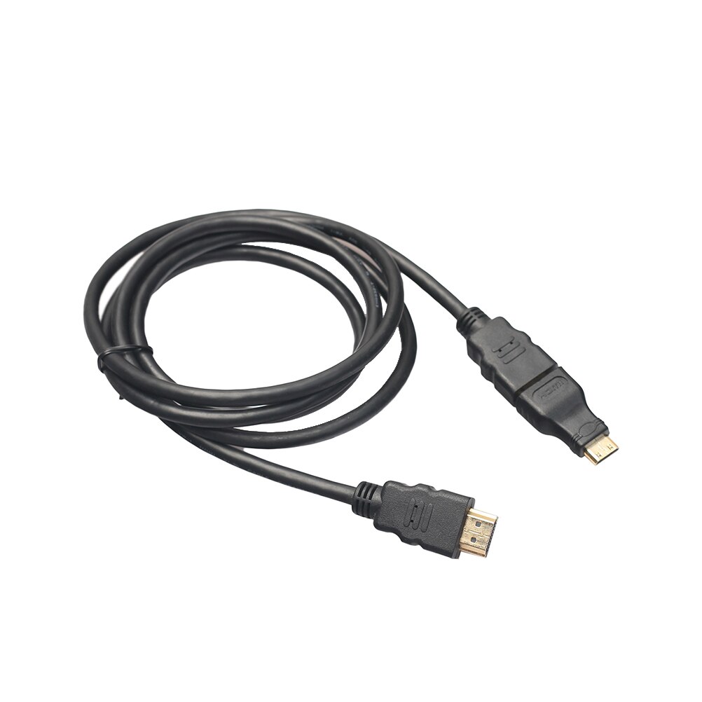 Adaptador 3 en 1 chapado en oro V1.4 HDMI a HDMI Mini HDMI Cable Micro HDMI para Xbox360 para PS3 HDTV 1080P móvil
