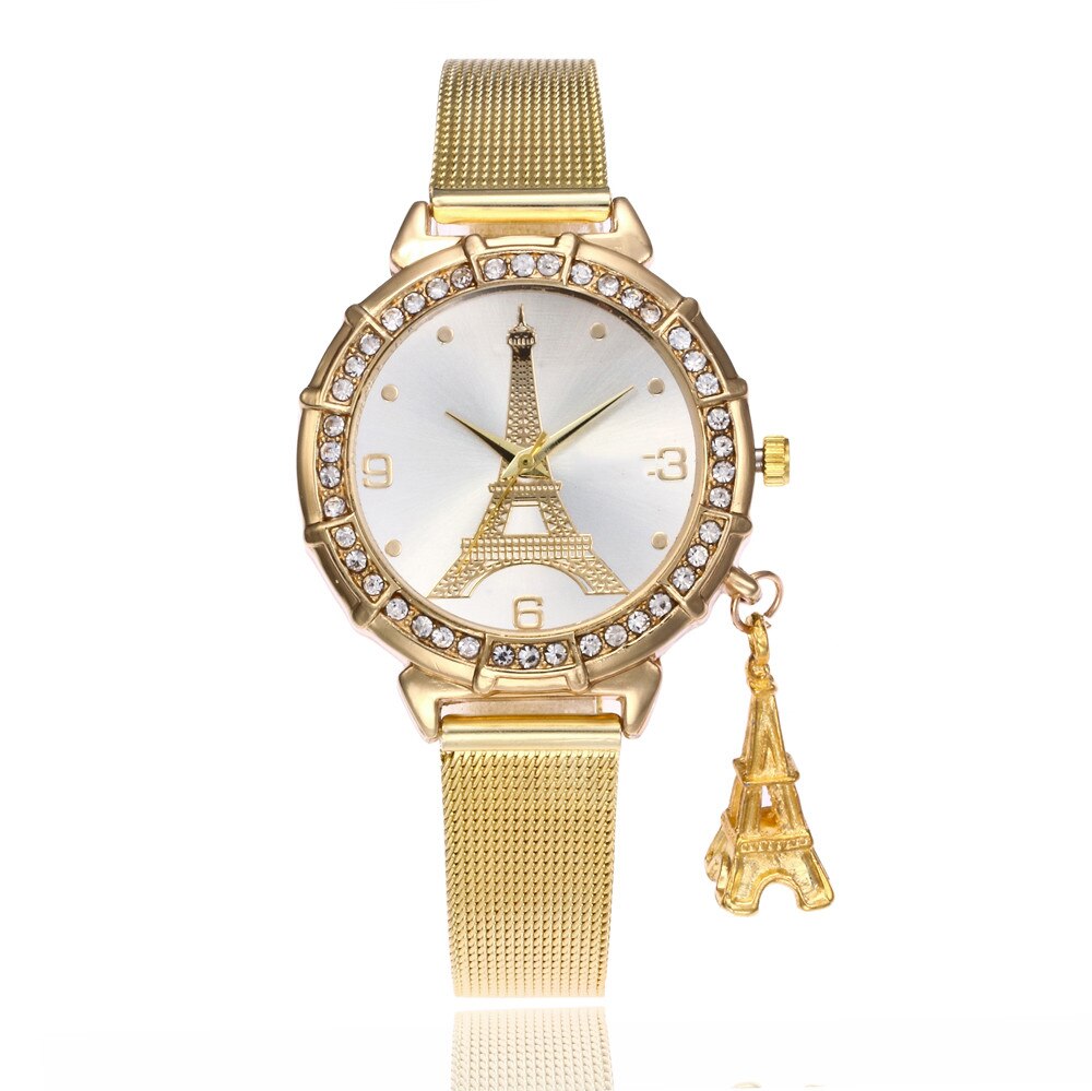 Ladies Dress Bracelet Watches - Stainless Steel Fashion Wrist Watch  (1U82)(RW)