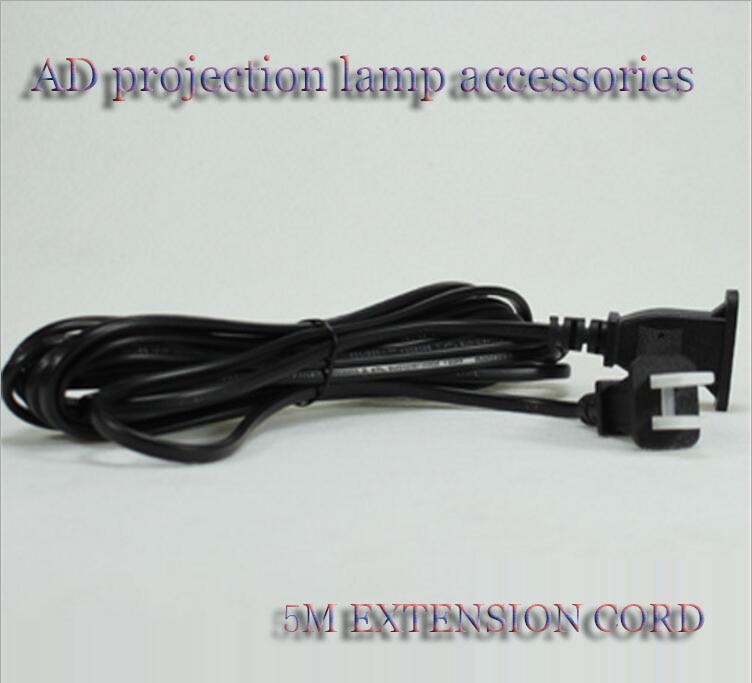 AD projection lamp accessories 5M EXTENSION CORD Swivel Head Remote control