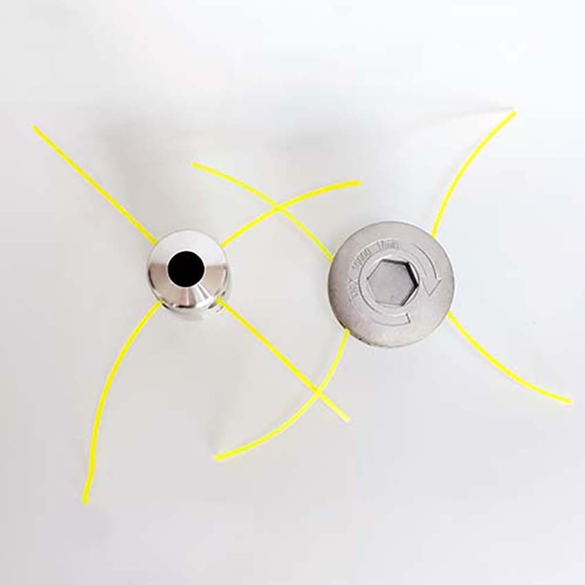 Aluminum Grass Trimmer Head Brush Cutter Head Lawn Mower Accessories Cutting Line Head For Strimmer Replacement