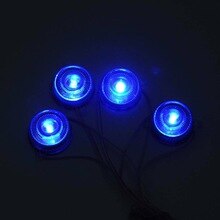 1set Chassis light 12V Blue LED Puddle Light Underglow Car Glow Lighting