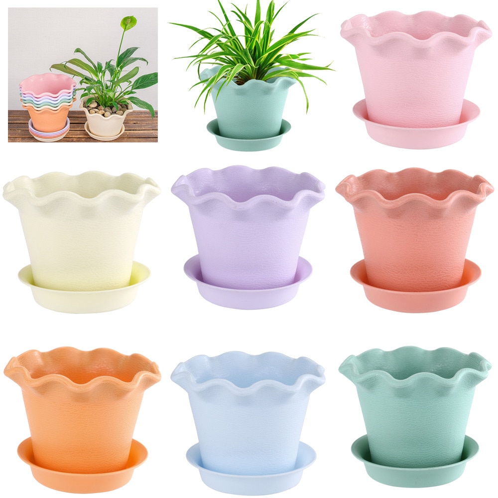 Mini macetas de resina de colores para plantas suculentas, maceta para plantas, decoración para el hogar y la Oficina, 30 unidades