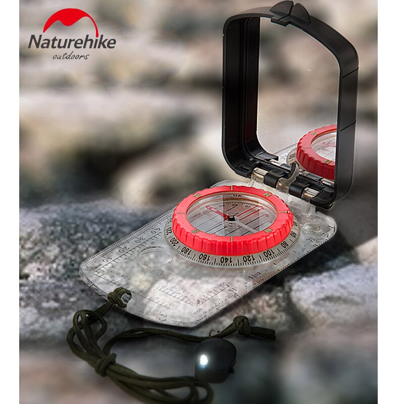 Naturehike Compass Portable Hiking Multi-functional Compass With Light Outdoor Survival Tools Waterproof Compass Camping Travel