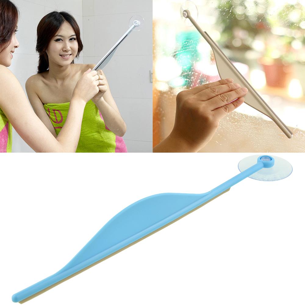 Bathroom Flat Mirror Window Glass Wiper Cleaner Bathroom Steam Wiper Cleaner Squeegee