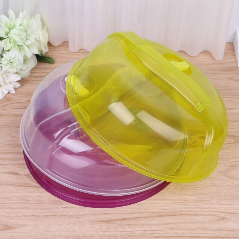 Fridge Microwave Plate Cover Clear Steam Vent Splatter Lid 10 inch Food Dish