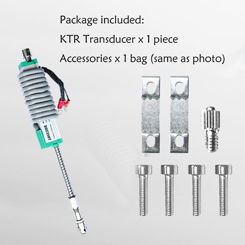 Sensor de desplazamiento lineal fino KTR 10, 25, 50, 75, 100mm, reinicio automático, regla electrónica, transductor de desplazamiento de resorte en miniatura
