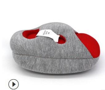 Bureau sieste oreiller sieste oreiller main oreiller avion voyage Partition confort sieste oreiller étudiant sieste oreiller: red