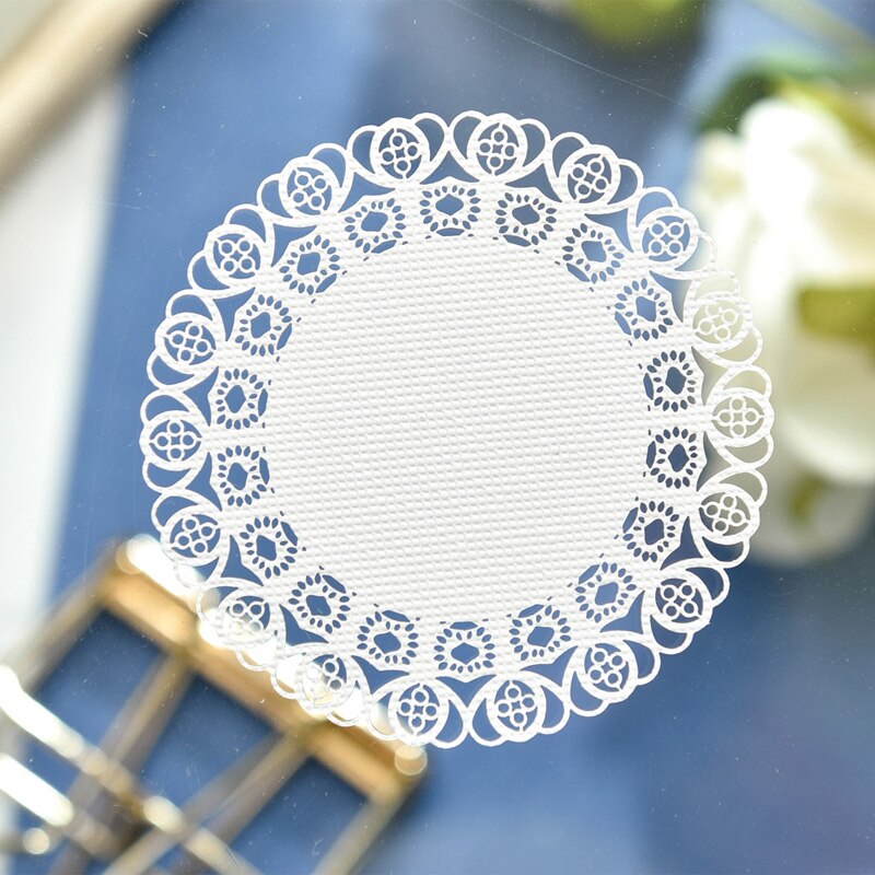 ZFPARTY White Lace Paper Doilies/Placemats for Wed... Grandado