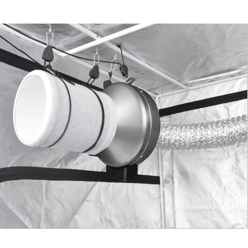 Grow light Adjustable 1/8inch Lanyard Hanging For Tent Fan Grow Plant Lamp Pulley Rope Pulley Lifting Pulley Hook