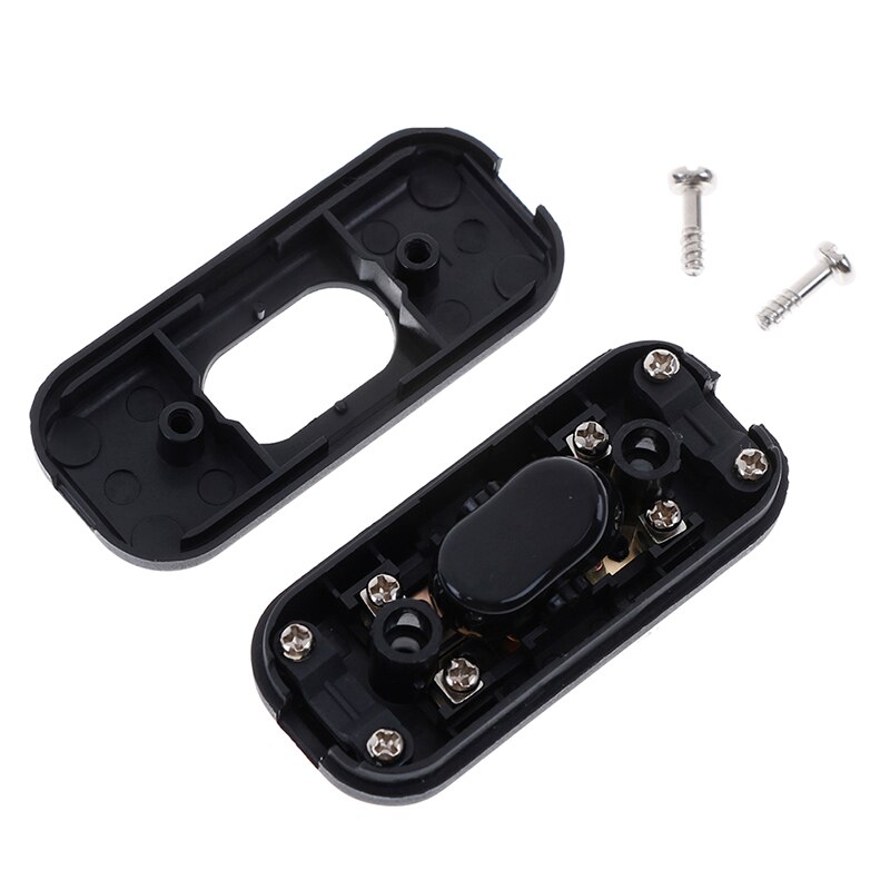 Lot De 2 Interrupteurs à Bascule En Métal 6A 220V à Lumière Rouge