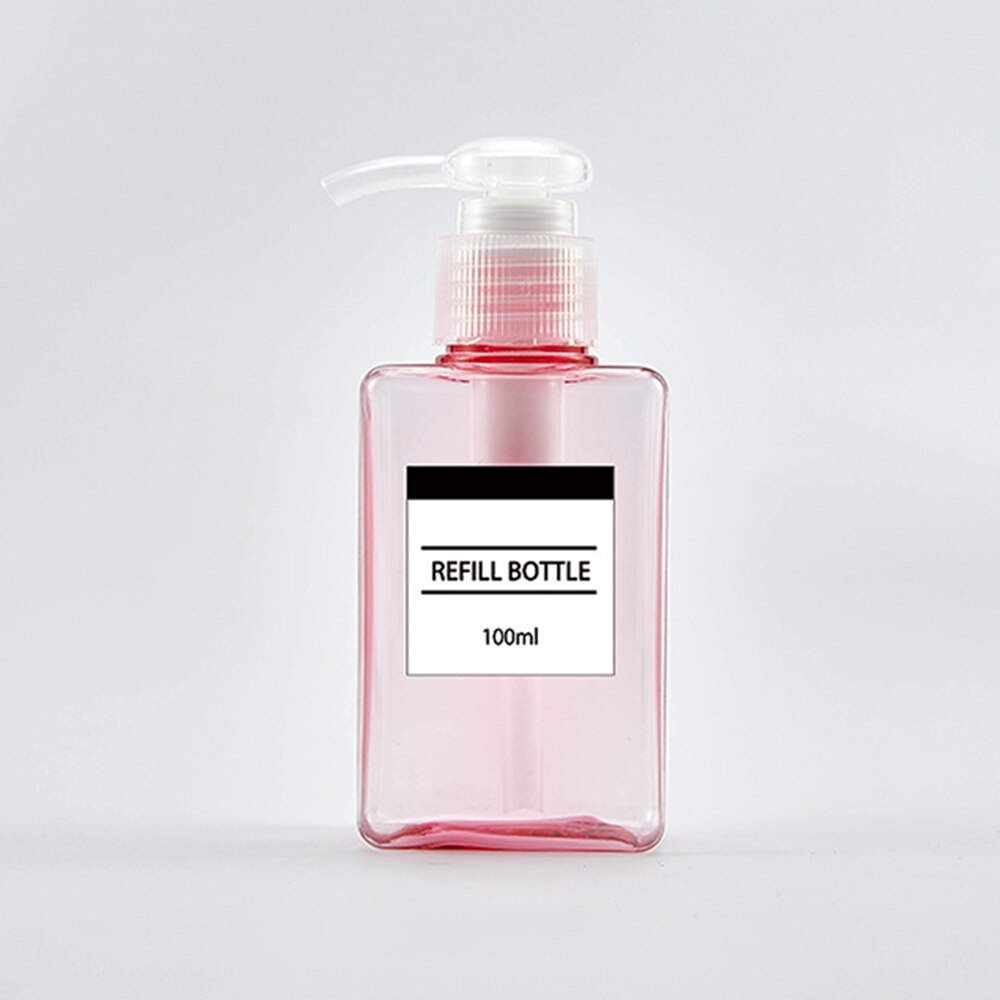 Savon mousse pompe moussante vide bouteille carrée en plastique bouteille transparente liquide douche Gel mousse pompe
