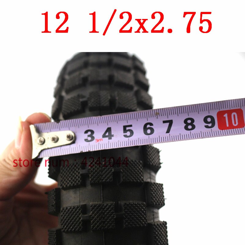 12 1/2 x 2.75 dekk 12.5 x 2.75 dekk eller indre slange for 49cc motorsykkel mini smuss sykkel dekk  mx350 mx400 scooter